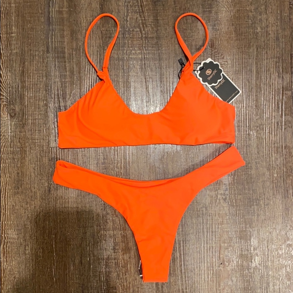 Neon Orange Bikini
